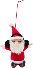 Filzfigur Weihnachtsmann / Rock 'n' Roll Santa