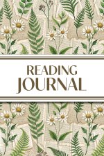 Reading Journal (Ferns & Daisies with Book Pages)