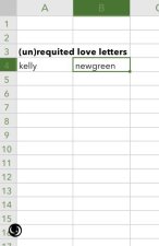Unrequited Love Letters
