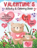 Valentines Activity & Coloring Book