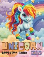 Unicorn Activity Book for Kids Ages 4-8 Silly Bear Coloring Books