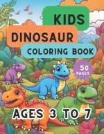 Kids Dinosaur Coloring Book