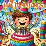 HOLA, CUMPLEAÑOS (NIÑO)