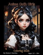 Anime Goth Girls Coloring Book