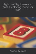 High Quality Crossword puzzle coloring book for kids.