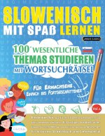 SLOWENISCH MIT SPAß LERNEN - FÜR ERWACHSENE