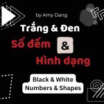 Trang & Den, Hinh Dang & So Dem | Black & White, Numbers & Shapes