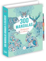 300 Mandalas - Animaux à colorier