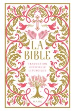 La Bible   reliée + jaspage claire - rouge corail