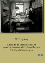 LOI DU 23 MARS 1855 SUR TRANSCRIPTION EN