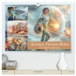 Science Fiction Reise - Ein visuelles Abenteuer (hochwertiger Premium Wandkalender 2027 DIN A2 quer), Kunstdruck in Hochglanz
