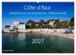 Côte d'Azur Glanzlichter an der französischen Mittelmeerküste (Wandkalender 2027 DIN A2 quer), CALVENDO Monatskalender