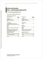 Internationales Ehe- und Kindschaftsrecht mit Staatsangehörigkeitsrecht