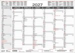 Tafelkalender A5 2027