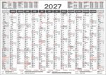 Tafelkalender A4 2027