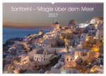 Santorini - Insel im Licht der Ägäis (Wandkalender 2027 DIN A2 quer), CALVENDO Monatskalender