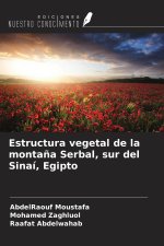 Estructura vegetal de la montaña Serbal, sur del Sinaí, Egipto