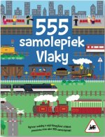 555 samolepiek - Vlaky