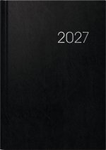 BRUNNEN 1079660907 Buchkalender Mod. 796 2027 A5, Kunststoff, schwarz