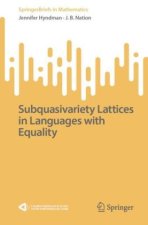 Subquasivariety lattices in languages with equality