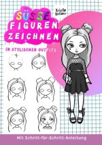 Süße Figuren zeichnen in stylischen Outfits