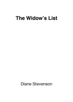 The Widow's List