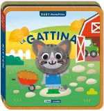 gattina. Baby sbucaditino in feltro