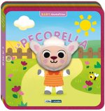 pecorella. Baby sbucaditino in feltro