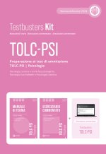Testbusters. TOLC-PSI. Preparazione al test di ammissione TOLC-PSI - Psicologia. Kit advanced