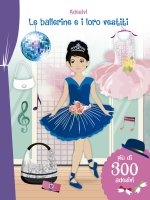 ballerine e i loro vestiti. Adesivi