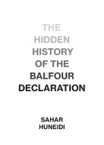 The Hidden History of the Balfour Declaration