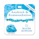 Blauer Howlith Splitterarmband