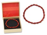 Jaspis rot Saphira Edelsteinarmband