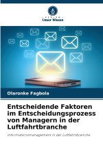 Entscheidende Faktoren im Entscheidungsprozess von Managern in der Luftfahrtbranche