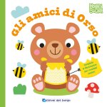 amici di orso. Morbidi sticker