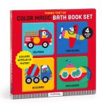 Things That Go Color Magic Bath Book Set