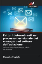 Fattori determinanti nel processo decisionale dei manager nel settore dell'aviazione