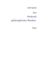 Zur Herkunft philosophischer Weisheit