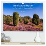 Lüneburger Heide - Im Wandel der Jahreszeiten (hochwertiger Premium Wandkalender 2027 DIN A2 quer), Kunstdruck in Hochglanz