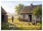 Zwischen Feld und Hof - Landleben vor über hundert Jahren (Wandkalender 2027 DIN A4 quer), CALVENDO Monatskalender