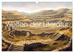 Welten der Literatur - Zwölf Zustände des Imaginären (Wandkalender 2027 DIN A3 quer), CALVENDO Monatskalender
