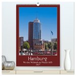 Hamburg - Wo eine Weltstadt auf Wasser trifft (hochwertiger Premium Wandkalender 2027 DIN A2 hoch), Kunstdruck in Hochglanz