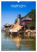 Vietnam - Natur,Tempel, Tropen, und urbaner Glanz (Wandkalender 2027 DIN A3 hoch), CALVENDO Monatskalender