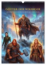 Götter der Wikinger - Ikonen der Nordischen Mythologie (Wandkalender 2027 DIN A3 hoch), CALVENDO Monatskalender