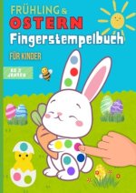 Frühling & Ostern Fingerstempelbuch für Kinder ab 2 Jahren