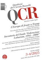 QCR. Quaderni del Circolo Rosselli