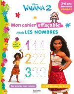 Disney - Vaiana 2  - Mon cahier effaçable - J'écris les nombres (3-6 ans)