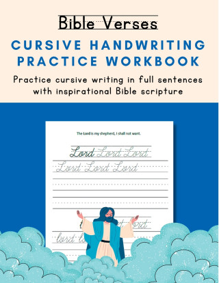 Bible Verses Cursive Handwriting Practice workbook