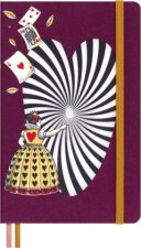 Moleskine Alice im Wunderland Notizbuch limitierte Ausgabe, L/A5, blanko, fester Einband