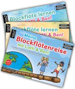 Blockflöte lernen mit Lotti & Ben - Band 1 und 2 + Meine Blockflötenreise im Set!